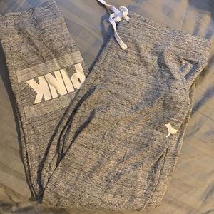 PINK joggers. Size L.